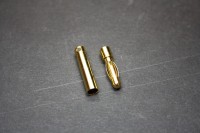 Goldkontakt 4mm Lamelle,Stecker und Buchse