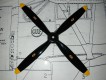 Biela - Kohlefaser- Propeller 20 x 10 - 4 Blatt
