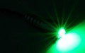 SEOUL Power LED 3 Watt Kühlstab + Kabel grün 130°